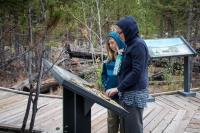 Kyle and Suzanne along the Forces of the Northern Trail in Yellowstone