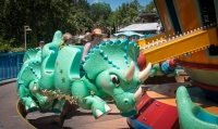 Kyle and Suzanne on Tricerotops Spin at Animal Kingdom