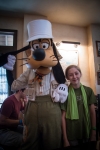 Kyle and Goofy at Tusker House at Animal Kingdom