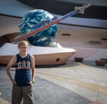 Kyle at Mission: Space at Epcot