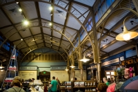 Inside Les Halles in France at Epcot