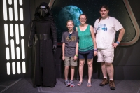 Kyle, Suzanne, and Paul with Kylo Ren at Hollywood Studios