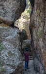 Kyle and Suzanne along the Bear Gulch Caves Trail in Pinnacles National Park