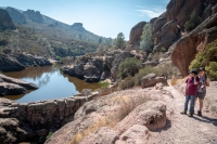 Kyle and Suzanne at the Reservoir at Pinnacles National Park