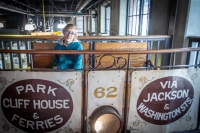 Kyle at the Cable Car Museum in San Francisco