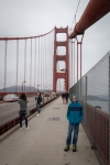 Kyle on Golden Gate Bridge in San Francisco