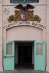 Admin Entrance on Alcatraz Island in San Francisco