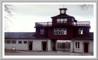 The main gate at the Buchenwald Concentration Camp