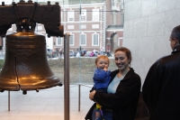 Kyle and Suzanne with the Liberty Bell