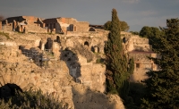 The edge of Pompeii