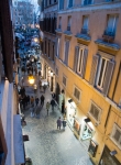 View from our apartment in Rome