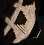 The Pantheon's cofferred ceiling