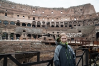 Kyle at the Colosseum