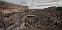 View of the Colosseum from the third level