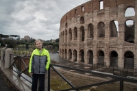 Kyle and the Colosseum exterior