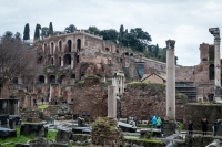 Roman Forum looking toward the Palatine Hill