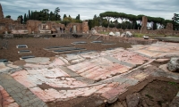 Palatine Hill: Original marble floor