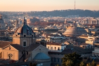 Overlooking Rome from the VE II monument