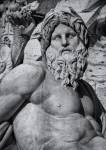 Fontana dei Quattro Fiumi (Fountain of the Four Rivers) in Piazza Navona