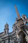 Fontana dei Quattro Fiumi and Sant'Agnese in Agone in Piazza Navona