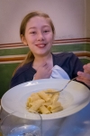 At dinner at Osteria Montevecchio