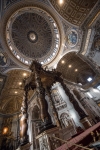 Baldachin the the main altar in St. Peter's