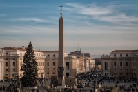 St. Peter's Square from the basilica's porch
