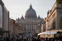 Looking back at St. Peter's