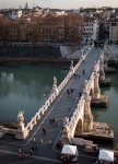 Castel Sant'Angelo: View of Ponte Sant'Angelo