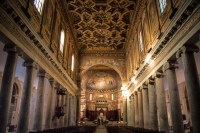 Inside Santa Maria in Trastevere