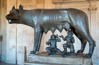 Capitoline Museums: Romulus and Remus suckling