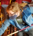 Kyle playing pool on Anthem of the Seas in Bayonne