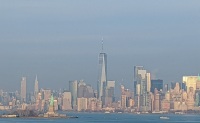 View of lower Manhattan from Anthem of the Seas in Bayonne
