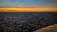 Sunrise from the Solarium on Anthem of the Seas