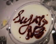 Drink at dinner in Silk Main Dining Room on Anthem of the Seas