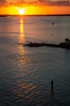 Sunrise at Coco Cay from Anthem of the Seas