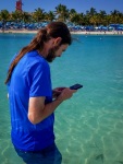 Paul at Coco Cay, Bahamas
