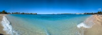 At Long Wharf (Junkanoo) Beach in Nassau