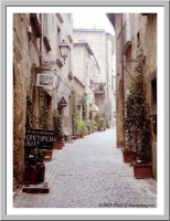 Orvieto: One of those picturesque alleys in Orvieto