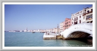 Venice: The Venetian waterfront along the lagoon