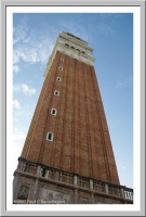 Venice: The campanile rising 323 feet from the piazza