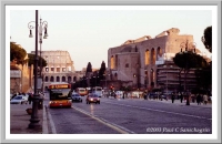 The Colosseum, the Basilica of Constantine and Maxentius, and Via dei Fori Imperiali