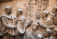 Trajan's Column cast at the Victoria and Albert Museum in London