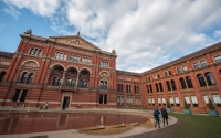 At the Victoria and Albert Museum in London