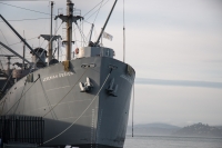 SS Jeremiah O'Brien liberty Ship at Fishermans Wharf in San Francisco