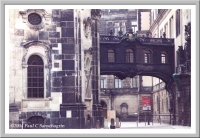 Bridge between Schloß and Katholische Hofkirche, Dresden