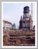 Frauenkirche and other bomb ruins, Dresden