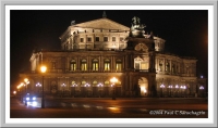 The Dresden Semperoper at Night