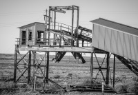 Abandoned potash mine in New Mexico
