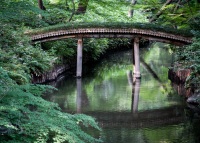 Rikugien Gardens in Tokyo
